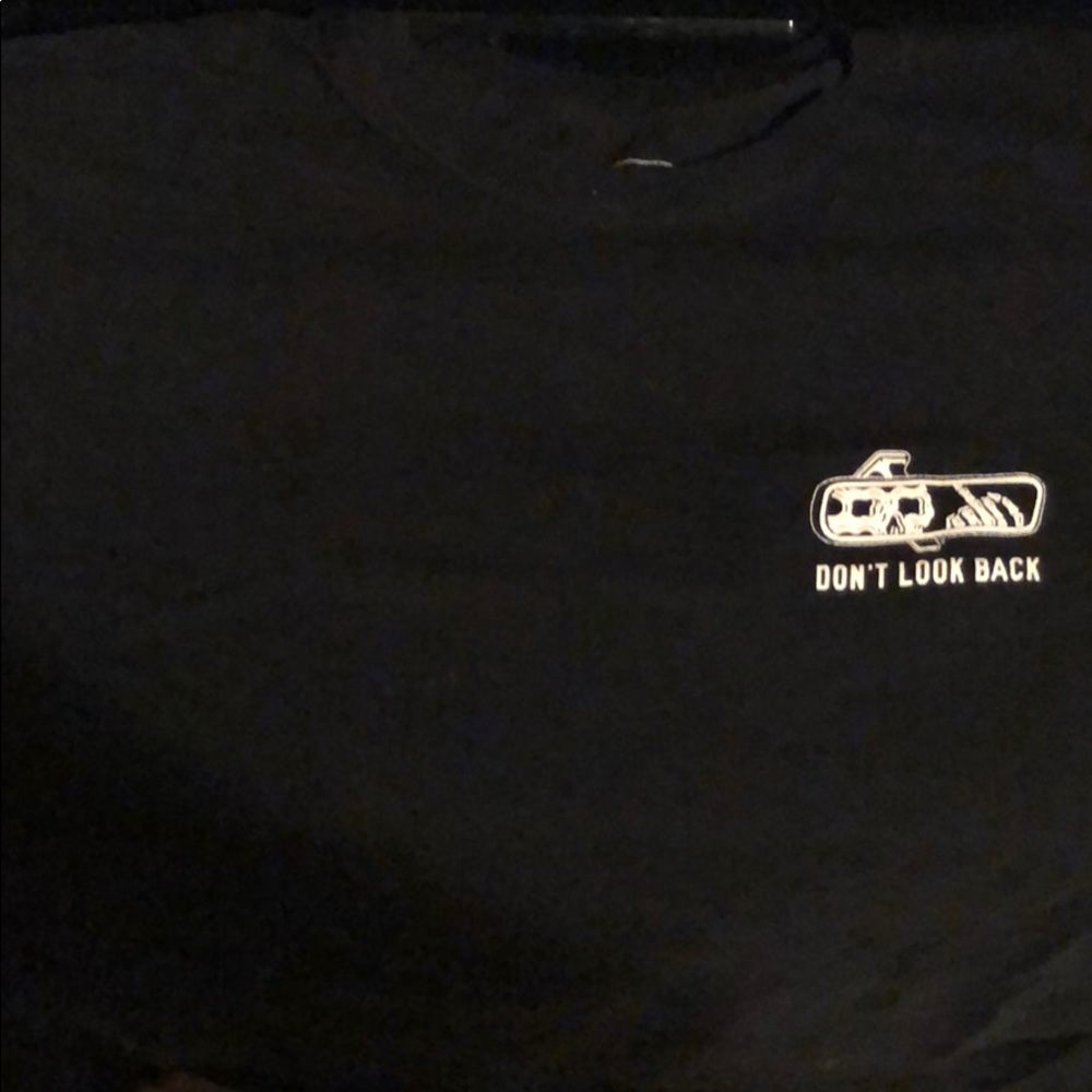 Sketchy tee Don’t Look Back t-shirt